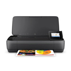 Refurbished Portable Printer with Wireless & Mobile Printing, Works with Alexa color black.