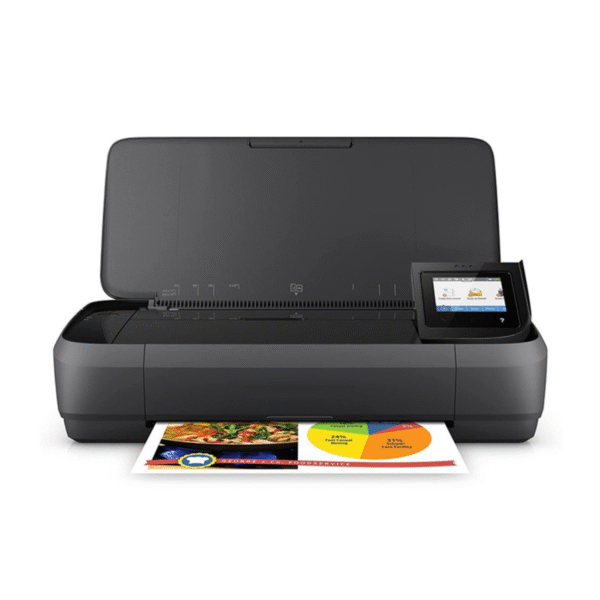 Refurbished Portable Printer with Wireless & Mobile Printing, Works with Alexa color black.
