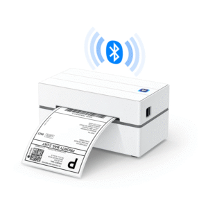 Refurbished Printer Bluetooth Thermal Label Printer, 130B Wireless for Shipping Packages Small Business