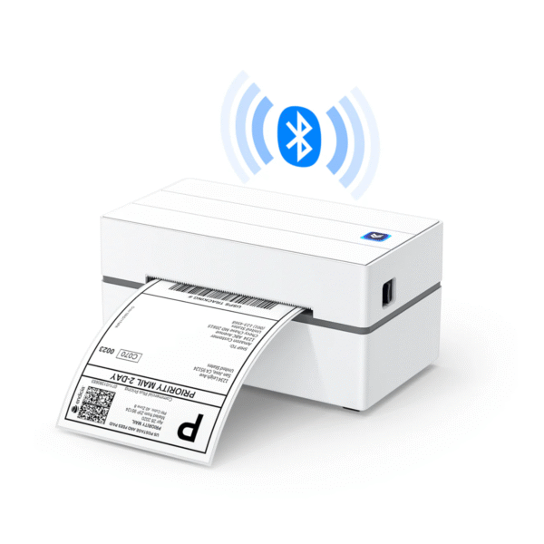 Refurbished Printer Bluetooth Thermal Label Printer, 130B Wireless for Shipping Packages Small Business