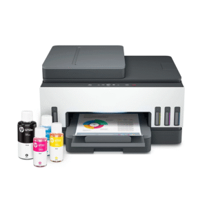 Refurbished Wireless All-in-One Color Printer, Print, scan, copy, Duplex printing best-for-home, 3 months of ink included.